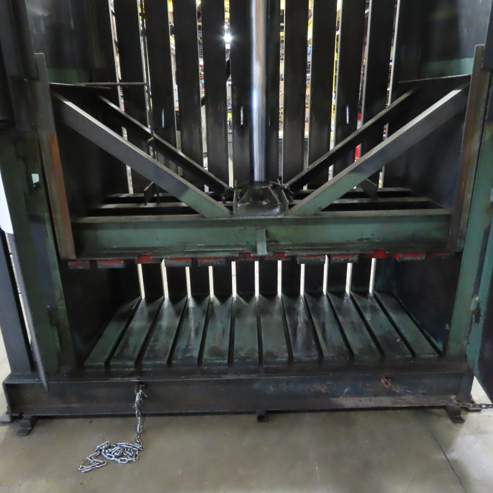 Fox 72 Vertical Hydraulic Cardboard Compactor Baler 72" x 30 x 20" 10HP 480V 3PH