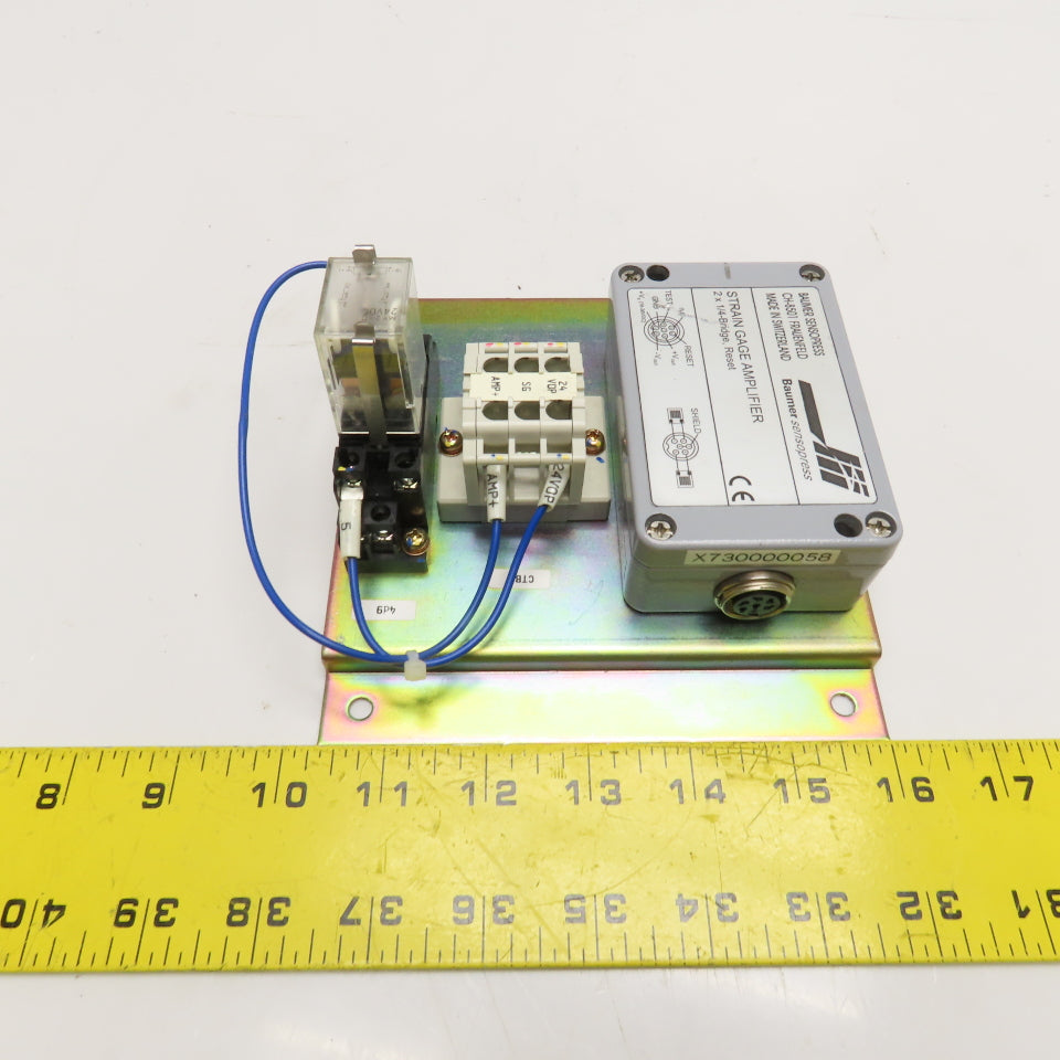 Baumer DABU AL 1R/508688 Strain Gage Amplifier Relay Assembly