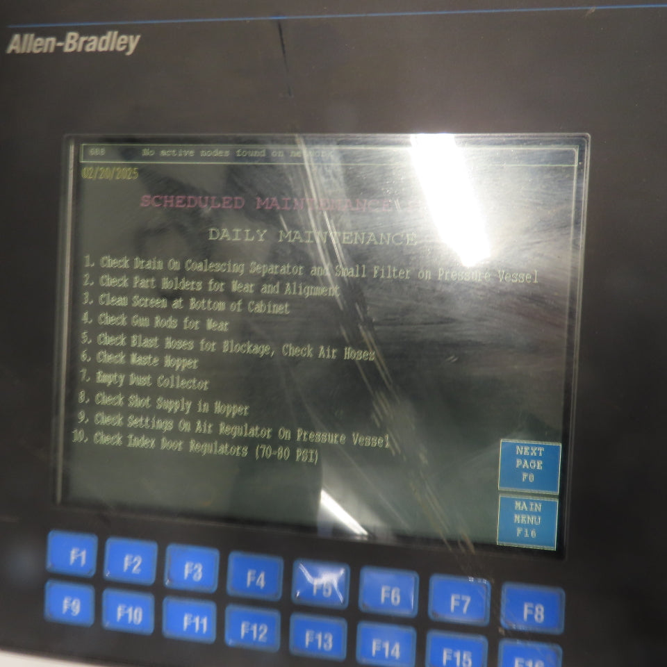 Allen-Bradley 2711-K9C8 PanelView 900 Operator Interface 100-240VAC Ser C Rev M