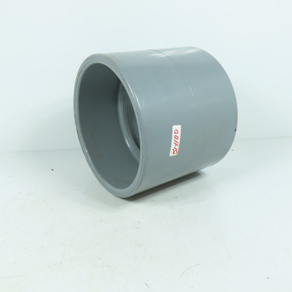 Spears 829-060C 6" x 6" CPVC Coupling Schedule 80 Gray Pipe Fitting Slip x Slip