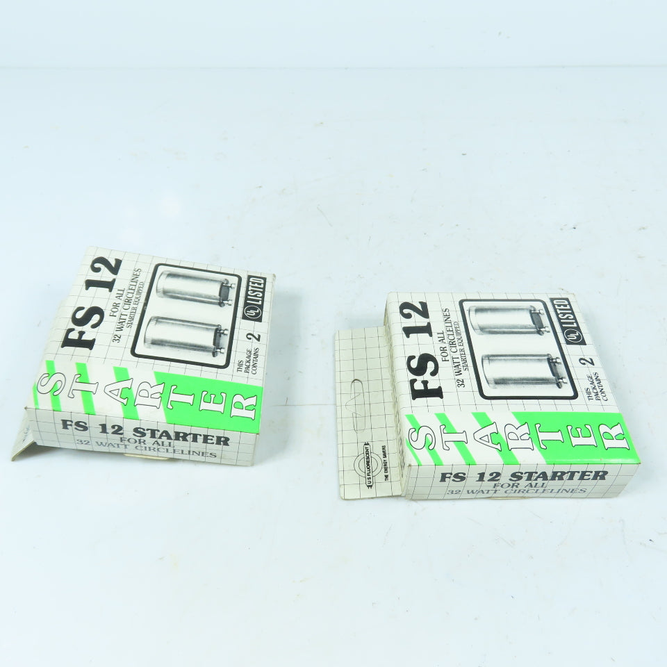 U.S. Fluorescent FS 12 Fluorescent Light Starter FS-12 32W Circleline Lot/4