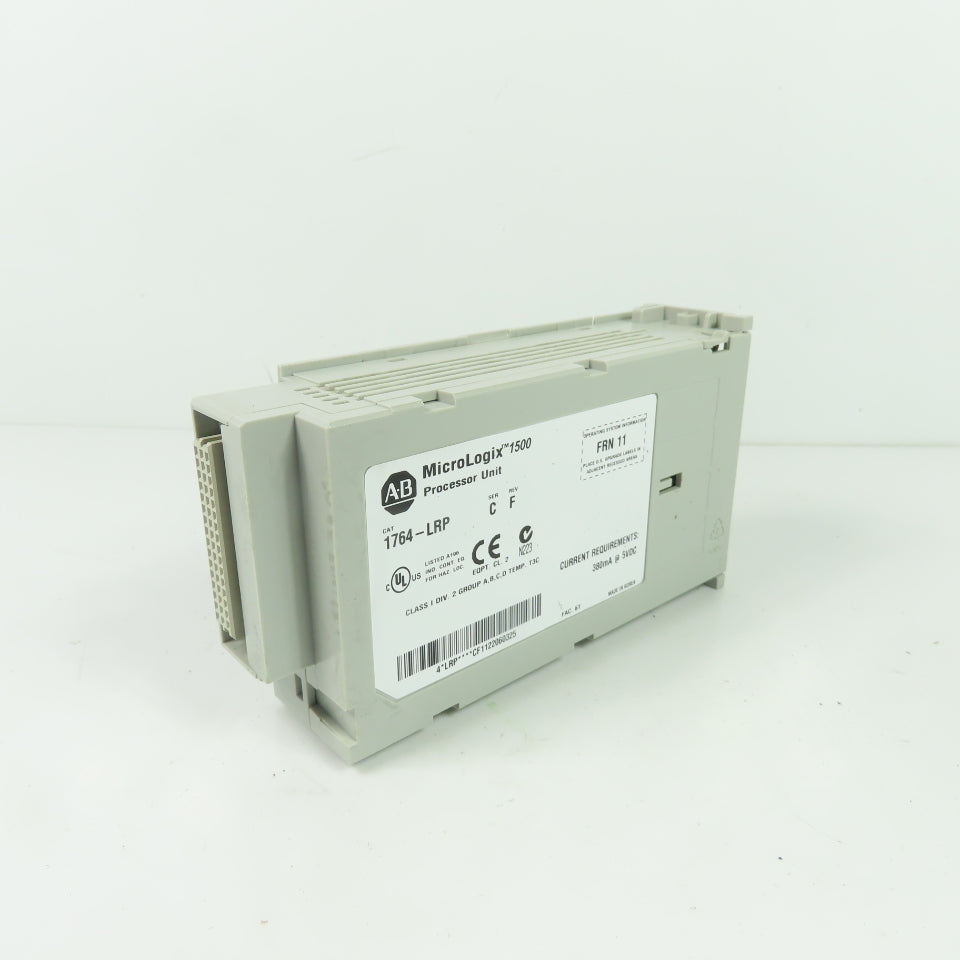 Allen-Bradley 1764-LRP MicroLogix 1500 Processor Unit Ser C Rrev F FRN 11