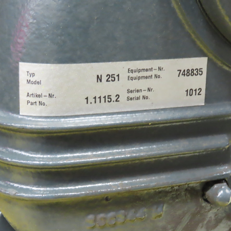 Kaeser N 251 7.5HP Booster Air Compressor 460V 3Ph w/ Control Tested