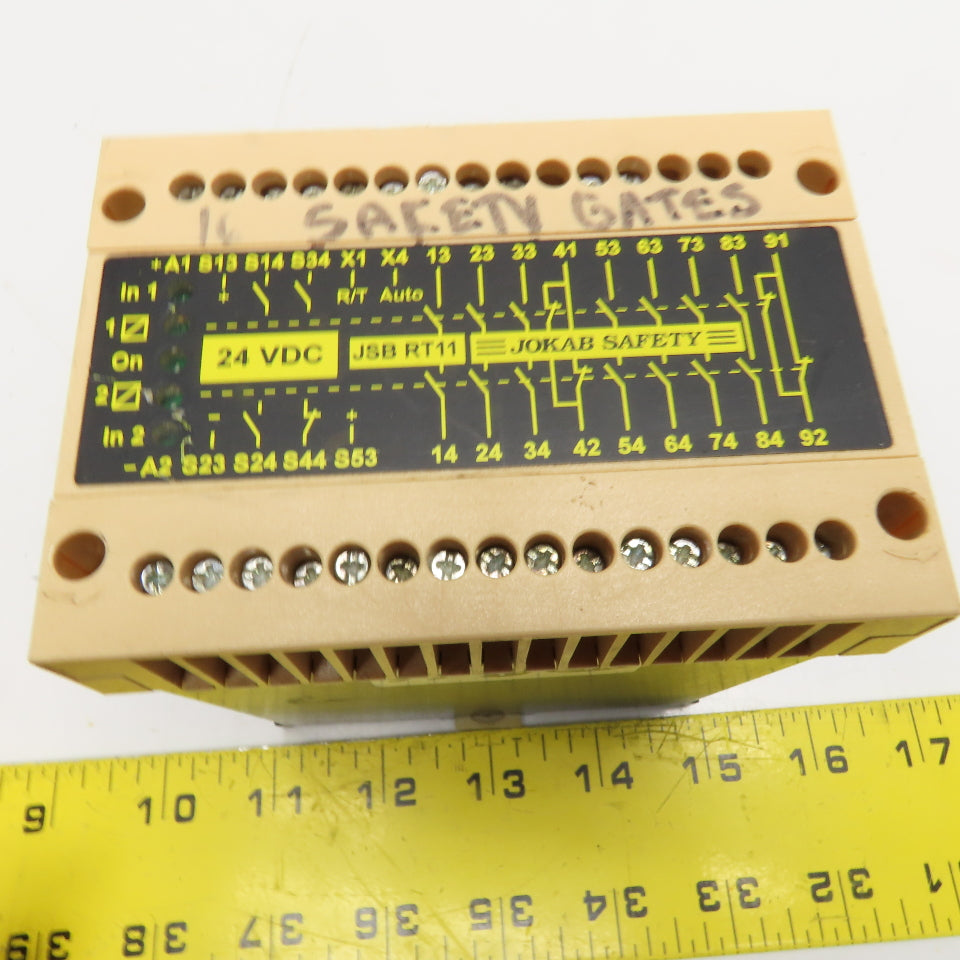 Jakab Safety JSB RT11 2 Channel Safety Relay 24VDC