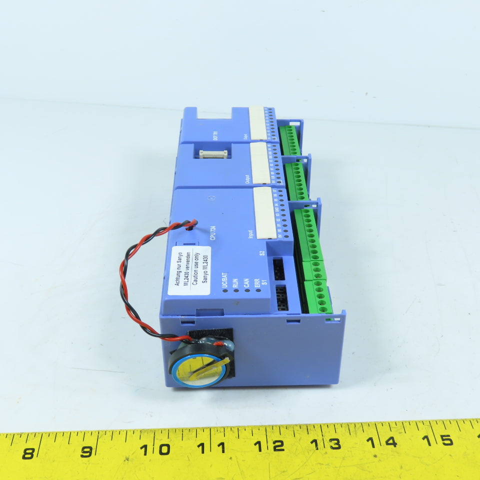 Selectron CPU 724 PLC CPU Module Rev B + DOT 701 Output Module