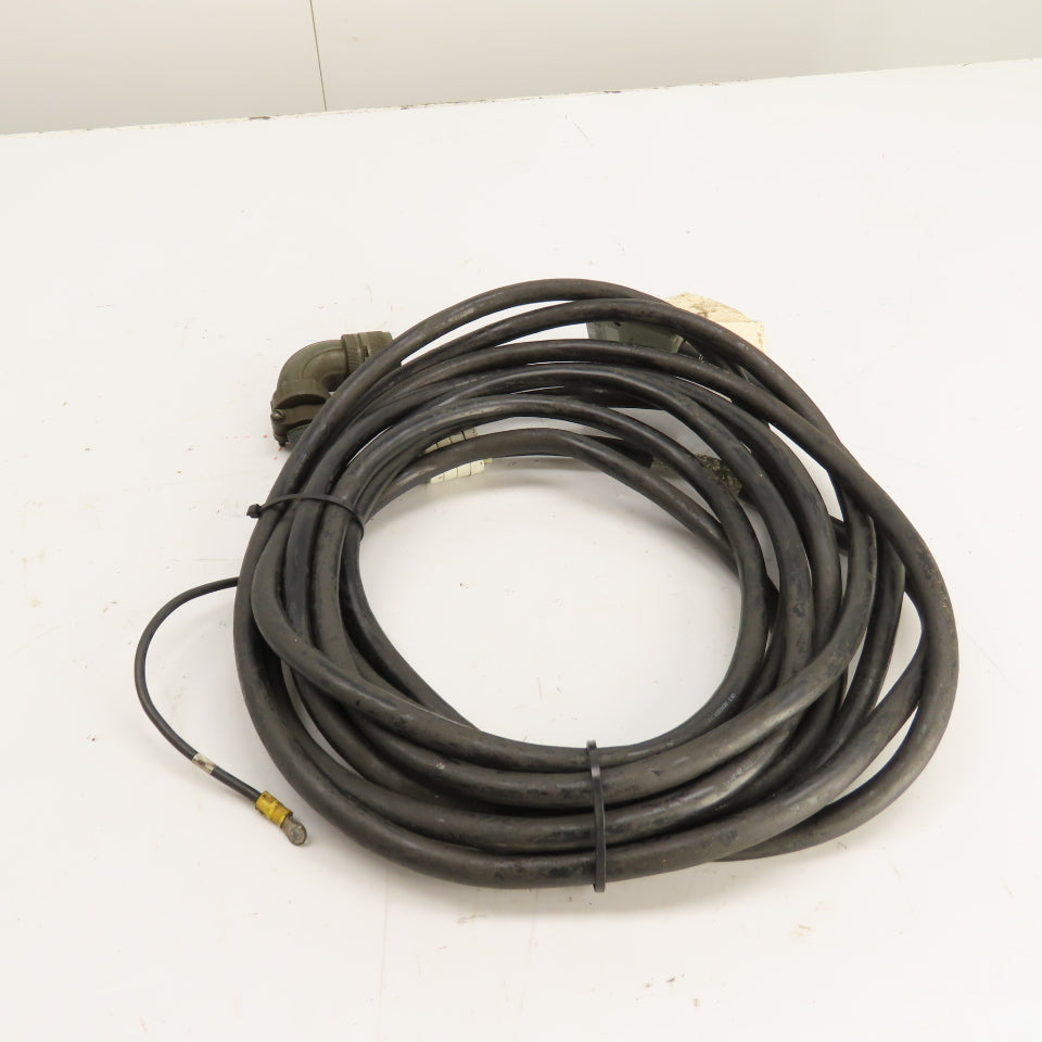 Fanuc MR-34LW 2005-T248 Servo Motor Cable Assembly 34-Pin Honda to Circular 8.2M