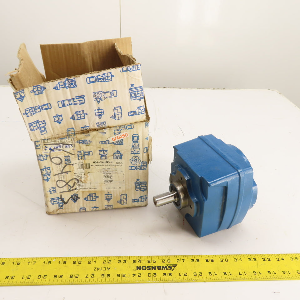 Swift M01-24.5F-N M01 Gearhead Flange Mount Worm Gear Reducer