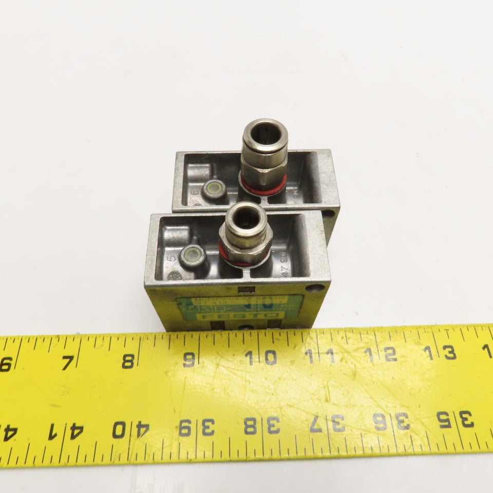 Festo MOFH-3-1/4-SA Valve Body Only Lot Of 2