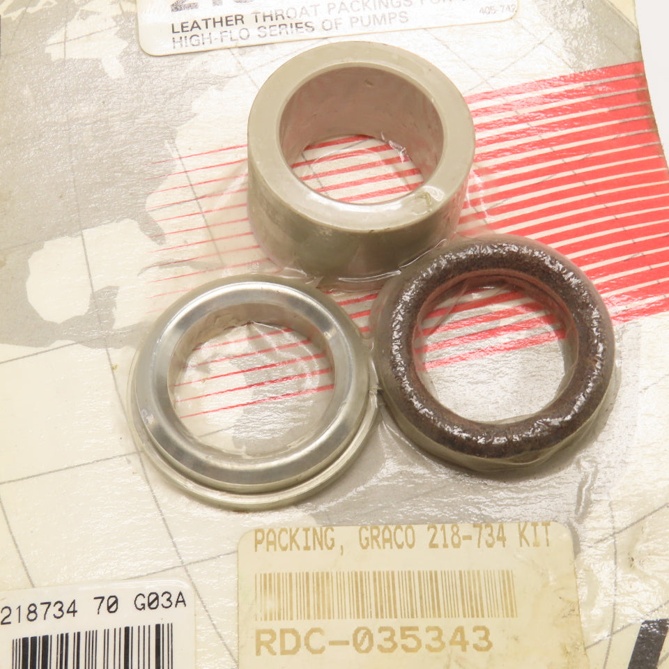 Graco 218-734 Leather Throat Packing Kit High Flo Series Pumps