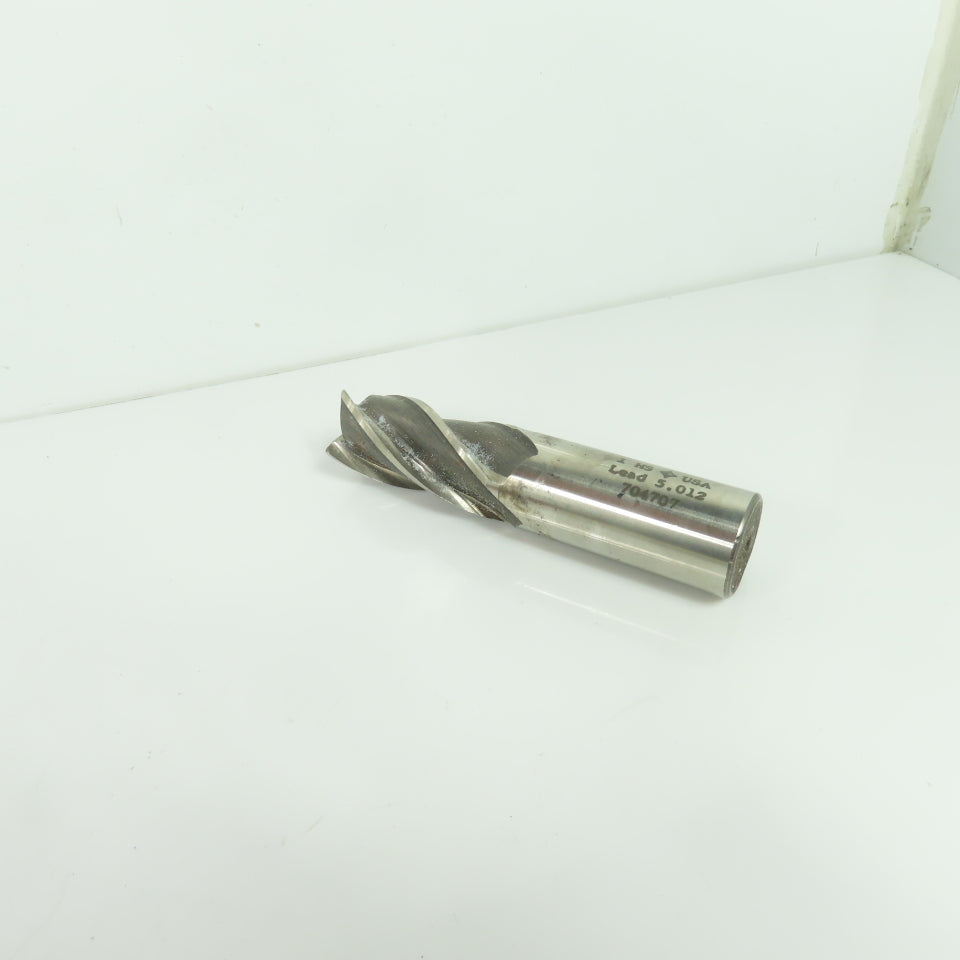 704707 1" 4-Flute HSS End Mill Lead 5.012