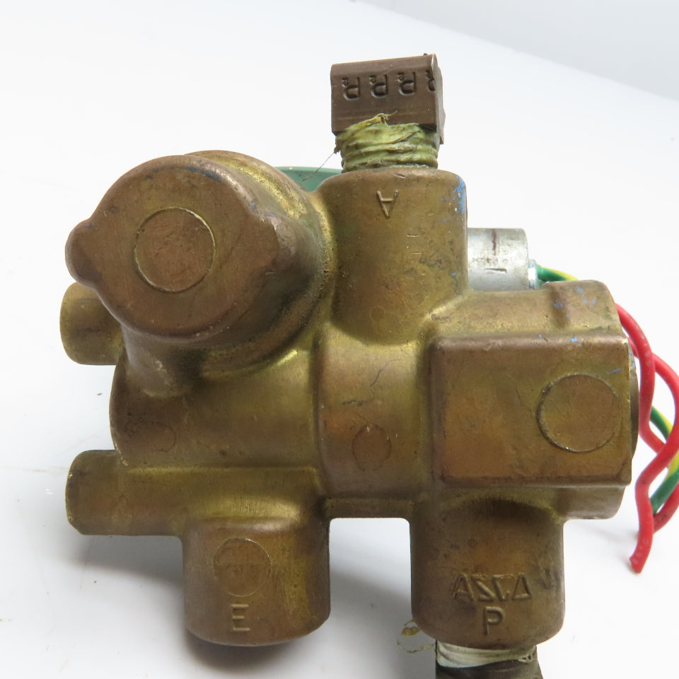 Asco 8210G2HW 242116-001-F 1/4" NPT 3 Way Solenoid Valve 120V Coil See Notes*
