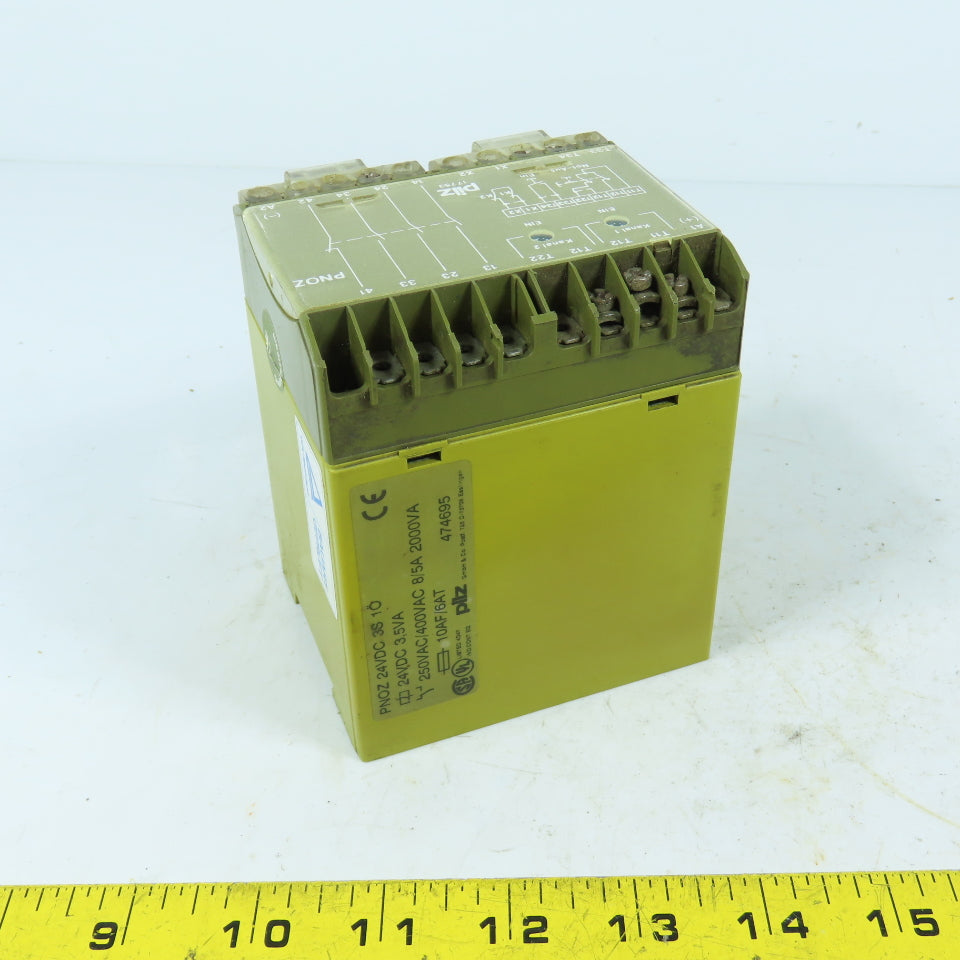 Pilz 474695 PNOZ Safety Relay 24VDC 3NO 1NC