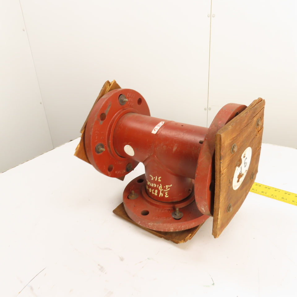 4-150 4" x 4" x 4" 150 LB Flanged Industrial Pipe Tee