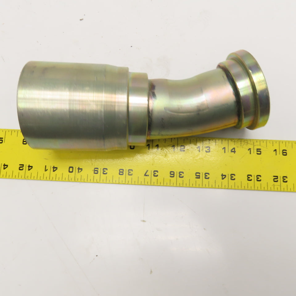 Anchor M89500 2" (-32) O-Ring Face Seal ORFS x (-32) 2" Hose Crimp Elbow 45°