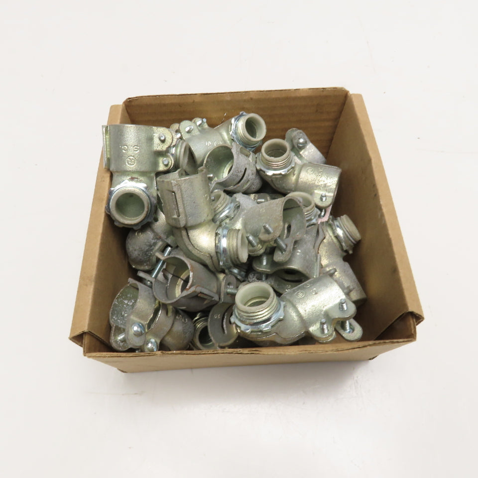 1/2" Flexible Conduit FMC Clamp End Box Connector Lot Of 25