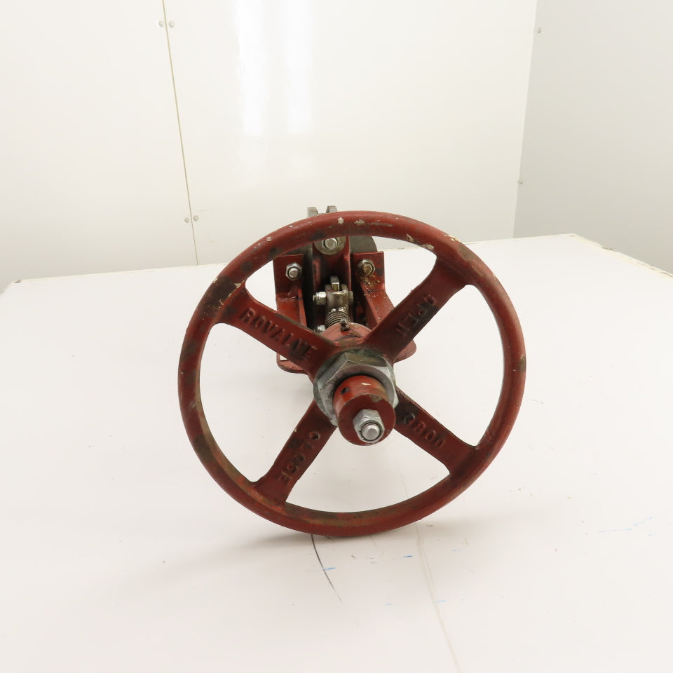 Rovalve 17A 3" Knife Gate Valve 150 PSI Stainless Steel W/Handwheel