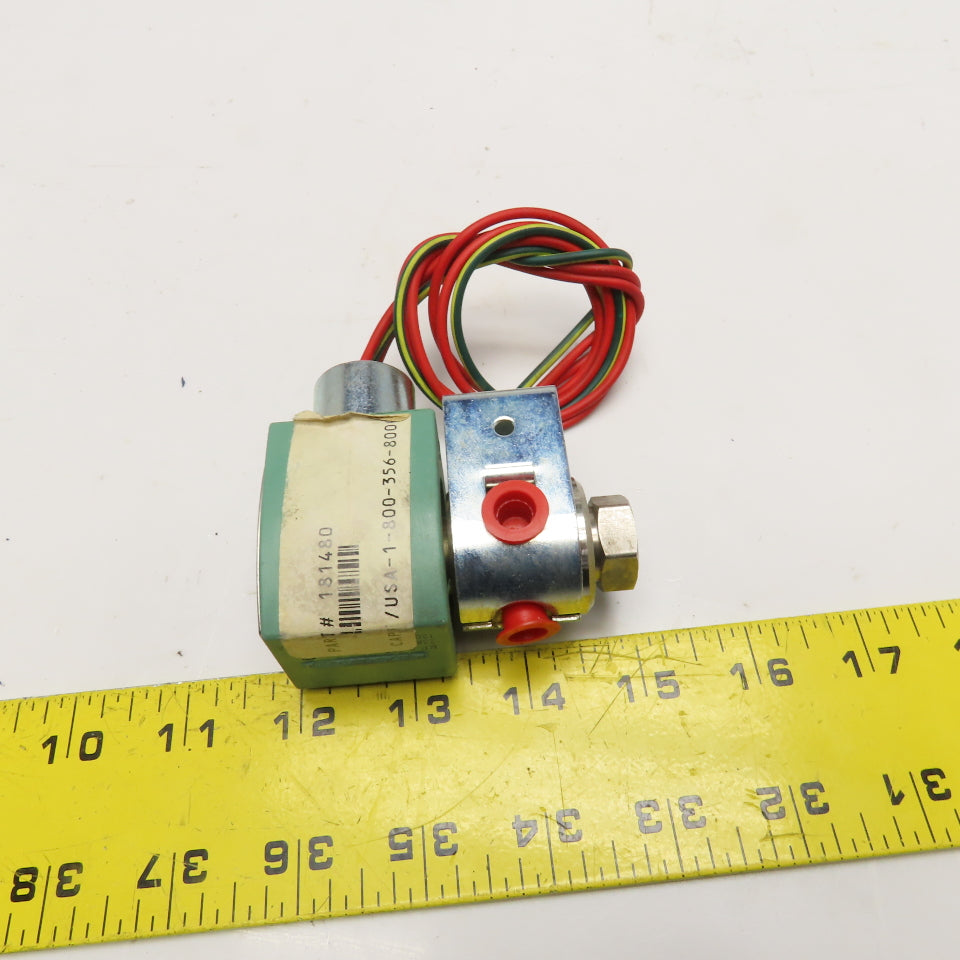 ASCO 8320G043 1/8" 3-Way Solenoid Valve 120/110V 60/50Hz