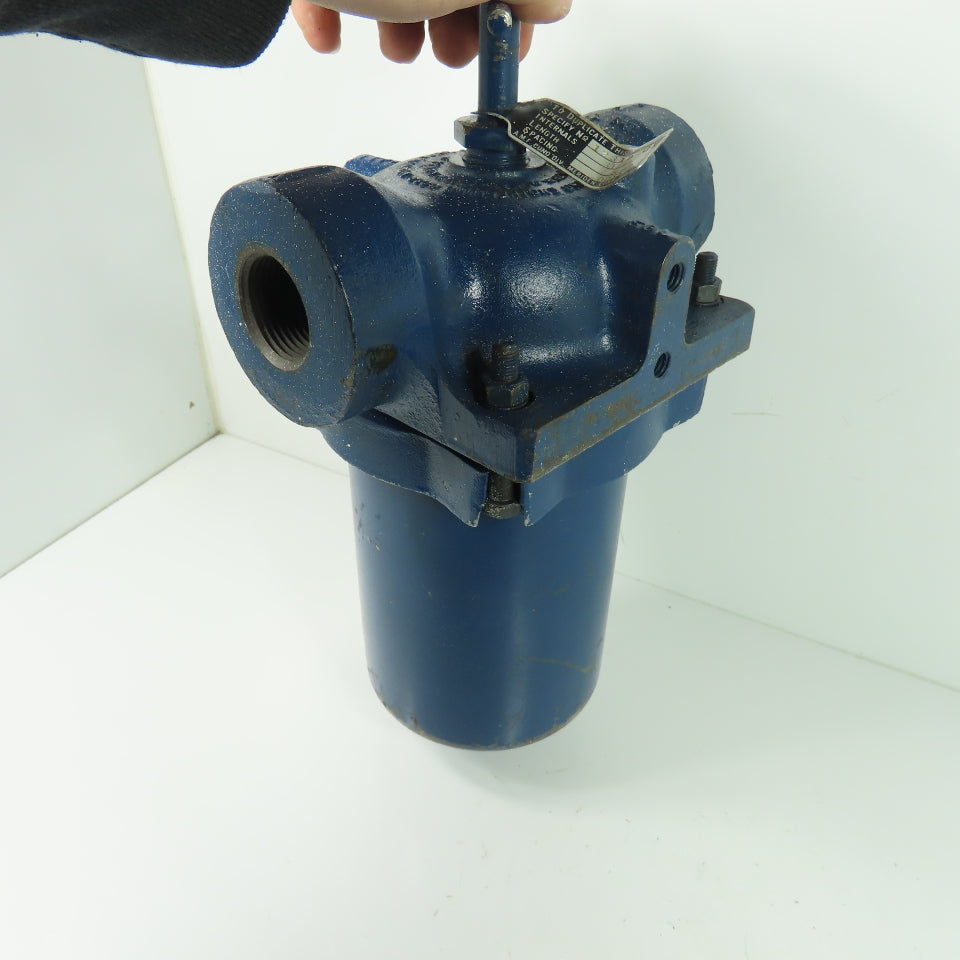Cuno Model EG 125PSI 1"NPT Industrial Filter Housing W/12319-01-30-0035 Filter