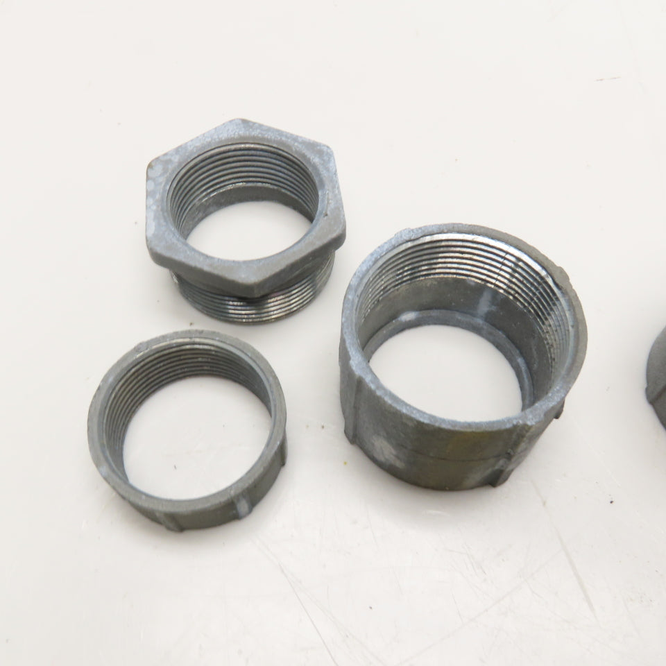 Atlas 273 1-1/4" Rigid Conduit EMT Three Piece Coupling NOS Lot Of 5