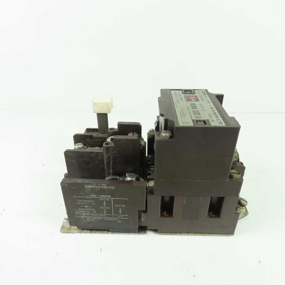 Cutler-Hammer A10BNO NEMA Size 0 Magnetic Motor Starter 18A 3Ph 600V