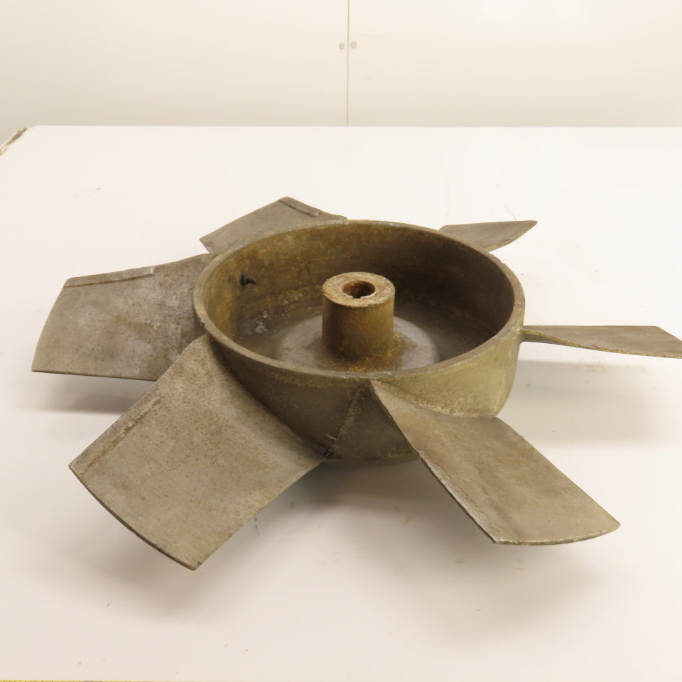 Circle Steel Corp 22-1/2" OD 6-Blade Fan Impeller 7-1/2 HP Cast Aluminum 1" Bore