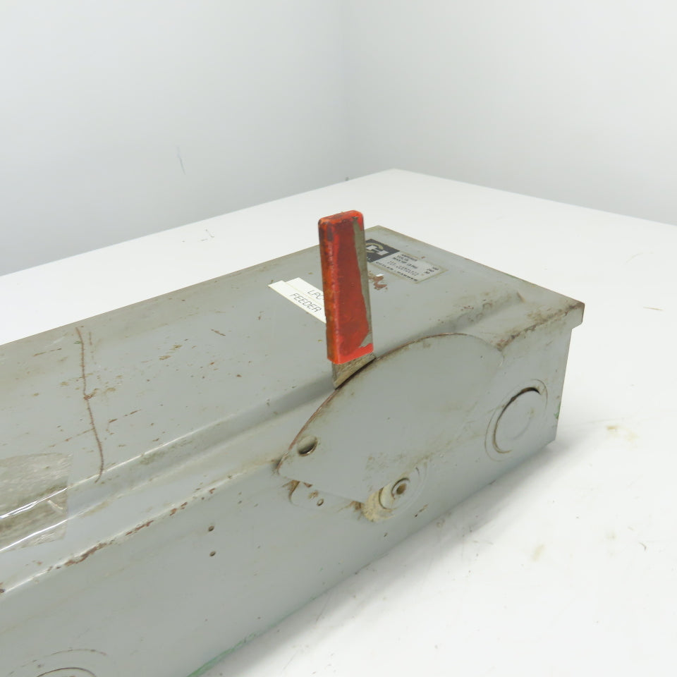 Cutler-Hammer DL323* 100A 3-Pole 240VAC Safety Disconnect Switch