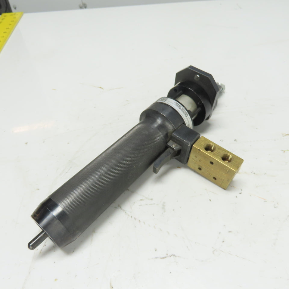 Parker 01.12 1LP 4 1.000 Pneumatic Air Cylinder 60-80 PSI W/ Manifold and Clevis