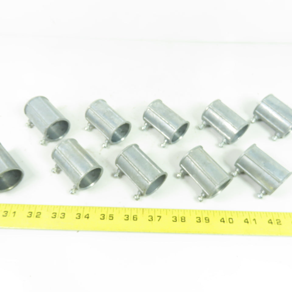 Regal 713 Set Screw EMT Conduit Couplings Lot of 10