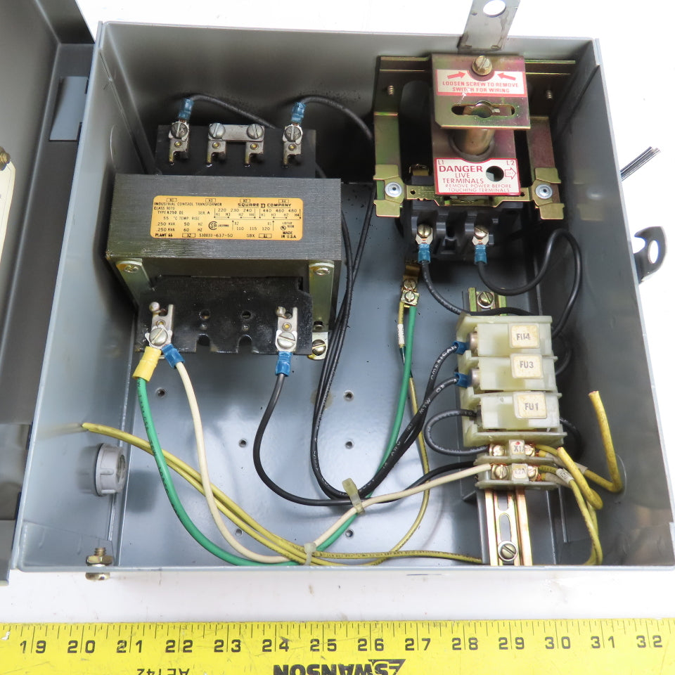 Square D SK5271R 2.17A 115V Transformer Disconnect 230/460V 250VA