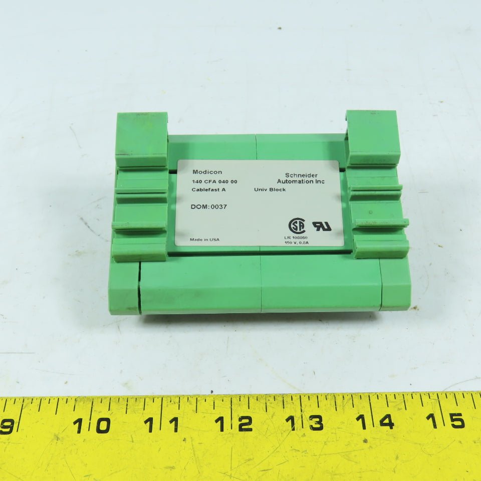 Schneider 140 CFA 040 00 CableFast Univ Block 150V 0.8A Terminal Block