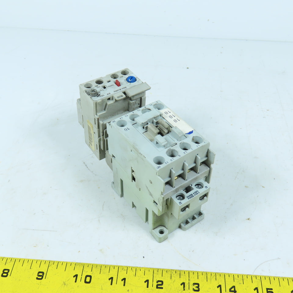 Allen-Bradley 100-C12*10 Contactor W/ 193-EA1FB Overload 120VAC Coil 3.7-12A