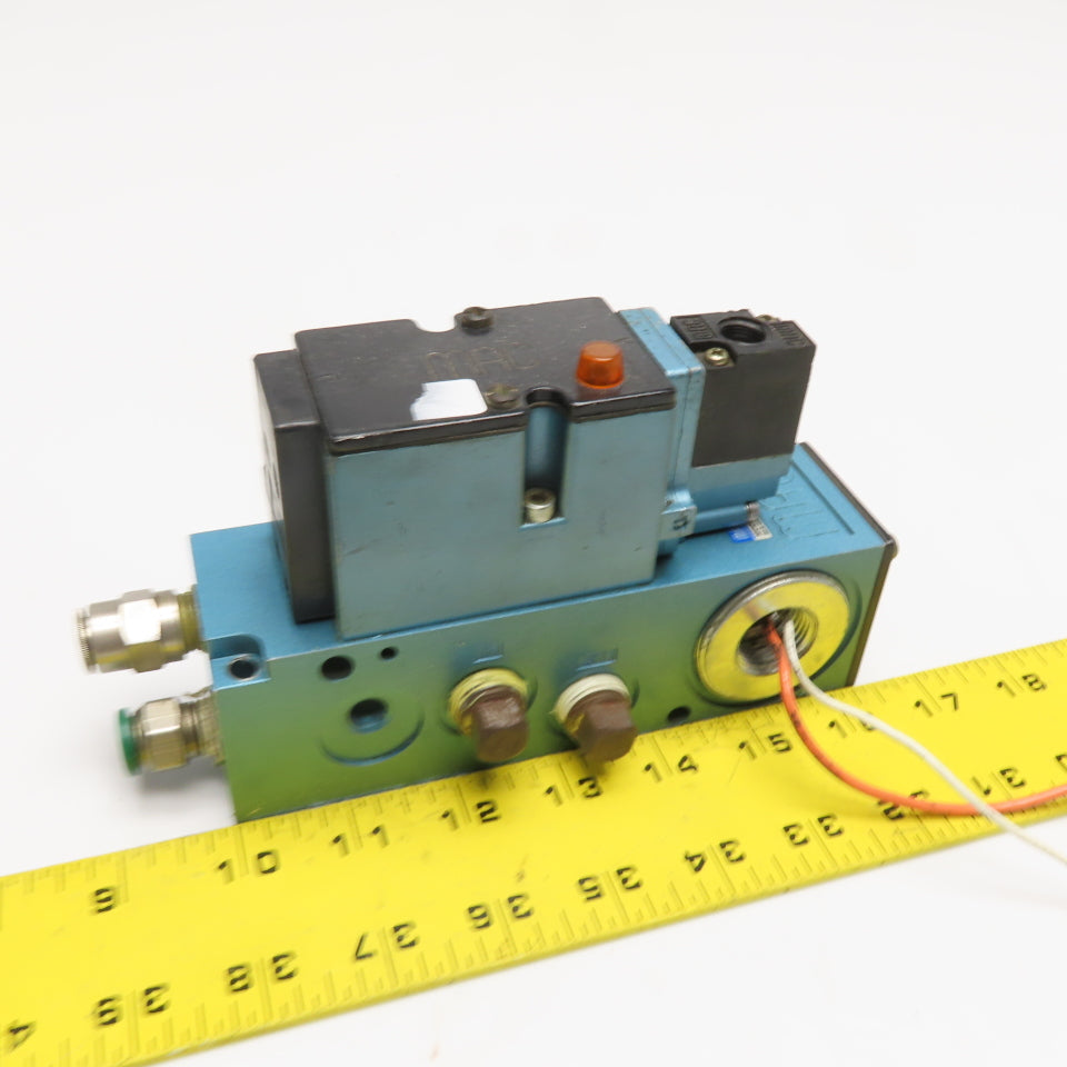 MAC 82A-AC-BKA-TM-DAAP-4DA Solenoid Pneumatic Valve 120V 5.4W 25-150 PSI