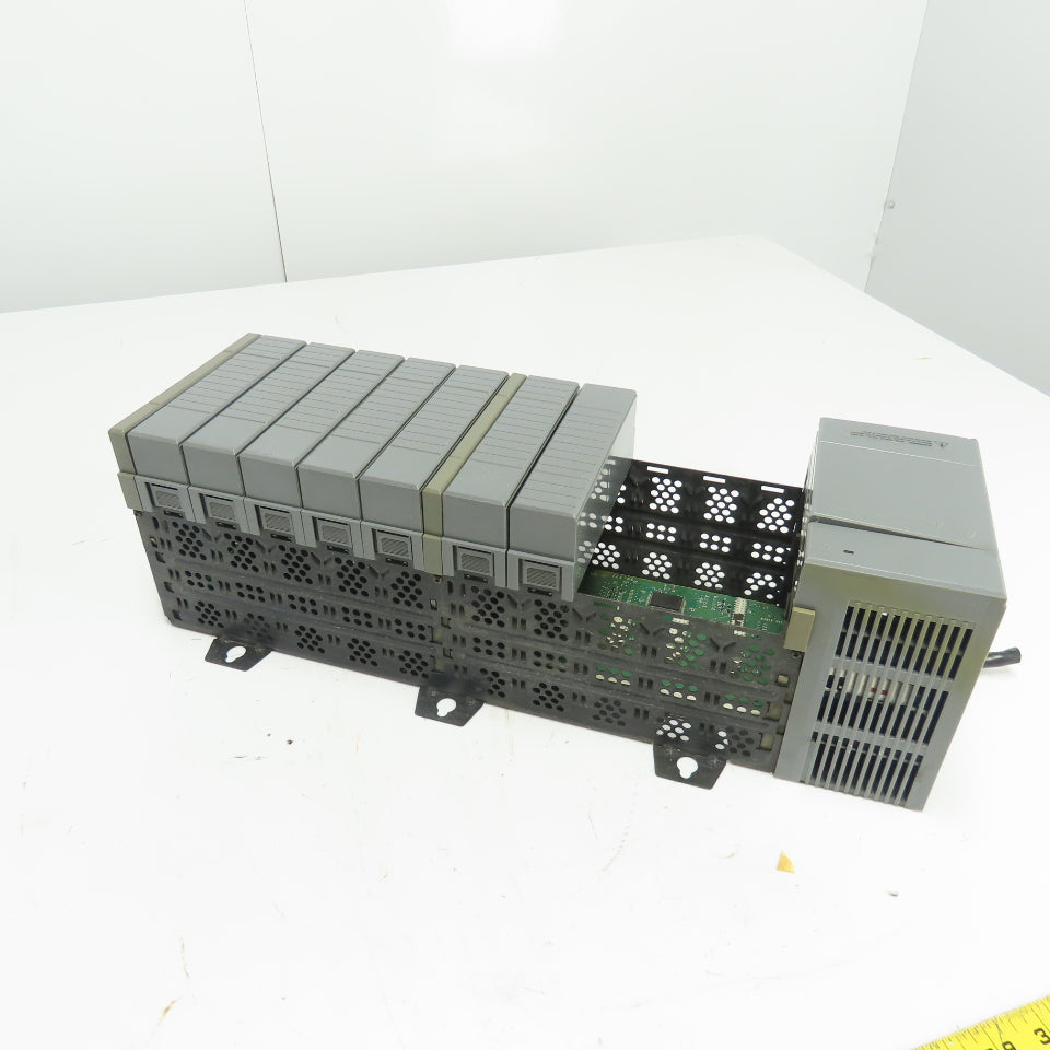 Allen-Bradley 1746-A10 SLC 500 10-Slot Rack W/ 1746-P2 Power Supply