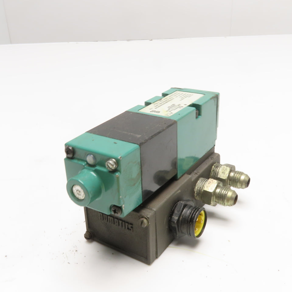Numatics 152SA400K000030 Single Solenoid Pneumatic Valve 110-120V 50/60Hz