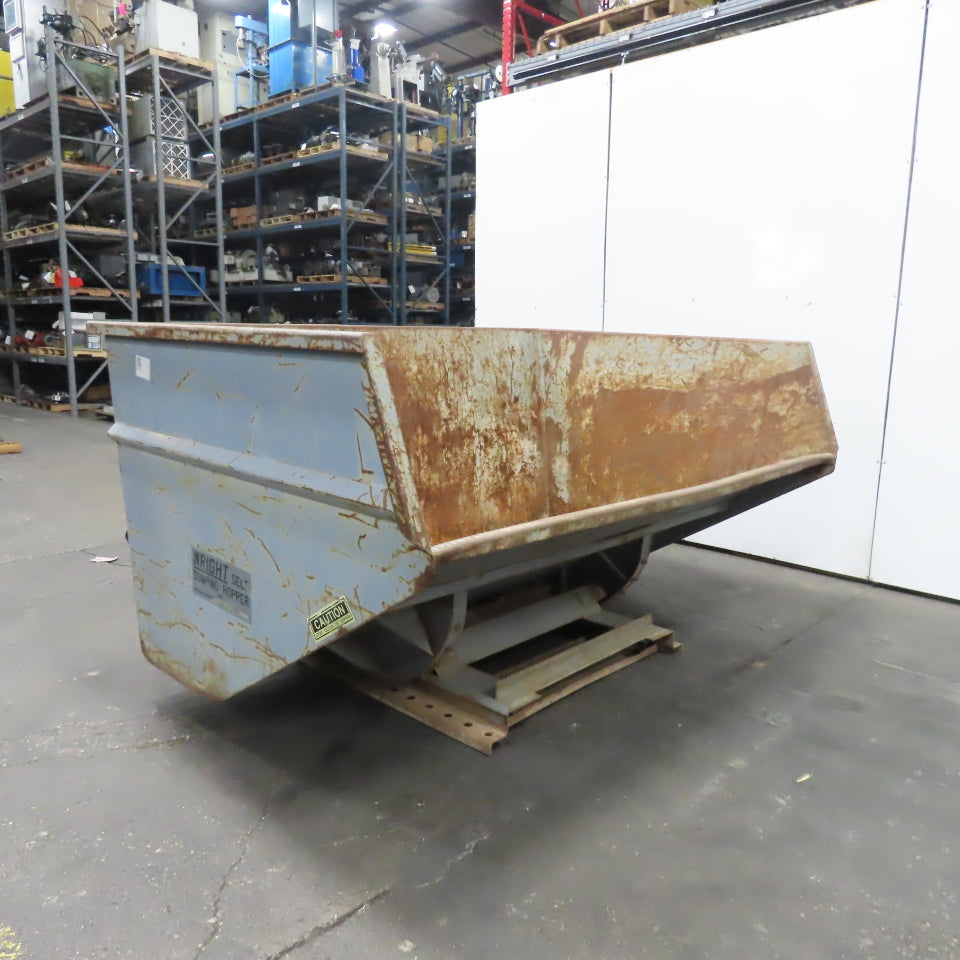 McCullough Wright 5 Cubic Yard Heavy Duty Self Dumping Trash Scrap Hopper