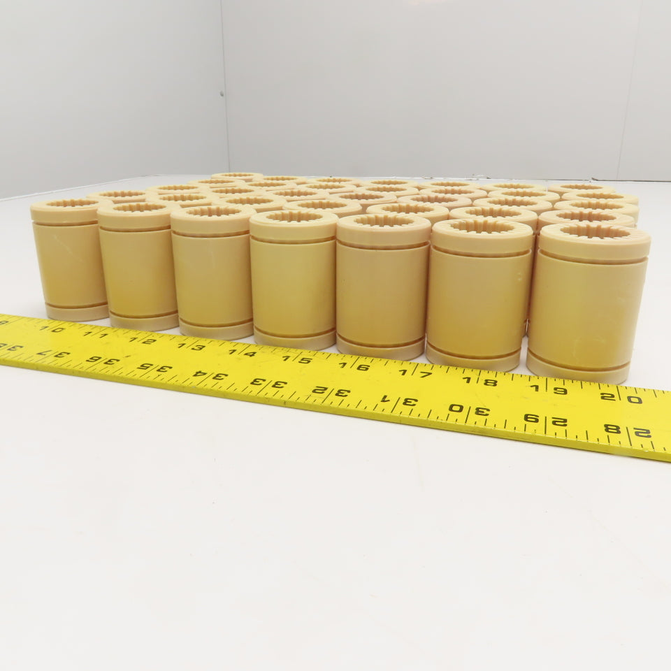 Igus RJM-01-25 DryLin R Plastic Linear Bearings 25mm ID Lot of 35