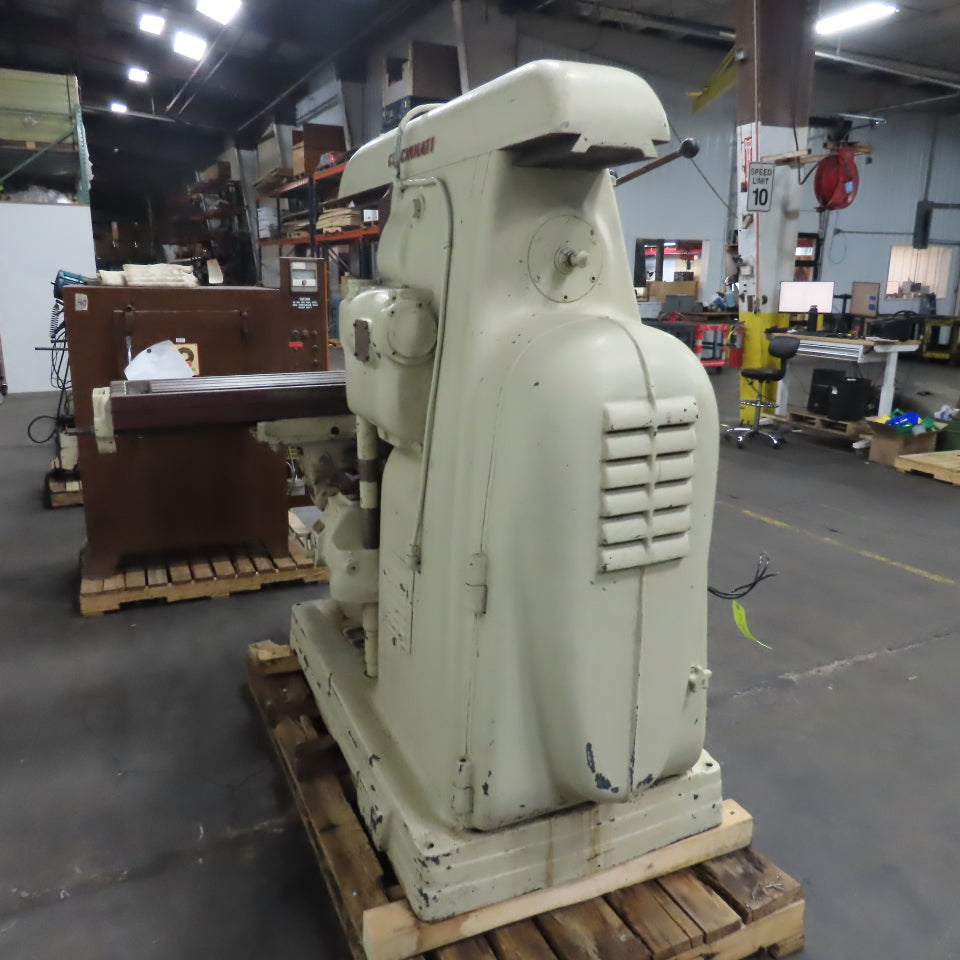 Cincinnati No. 3 Horizontal Milling Machine 3Ph 230V 62.5" x 15" Table