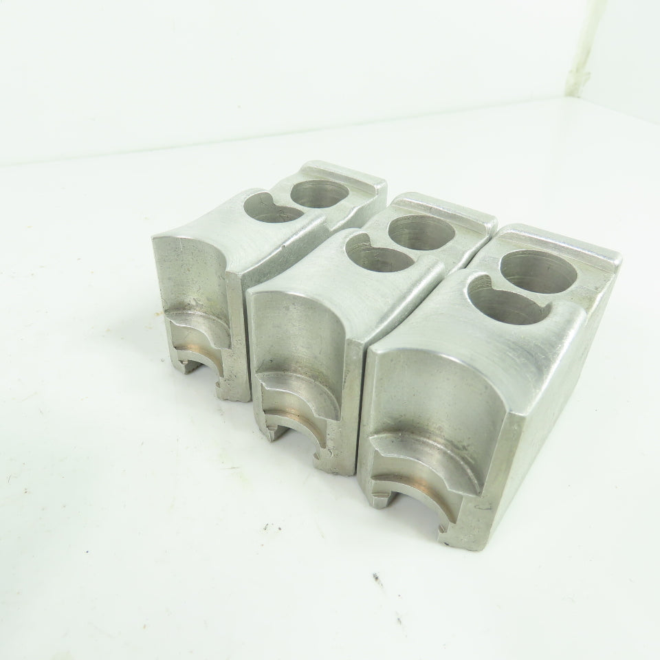 KT-6200AP Aluminum Soft Chuck Jaws 2.73" L x 1.25" W x 1.72" H Lot/3