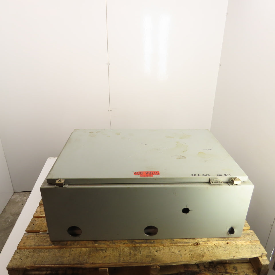GE CR360MA603AA**D 200A 3-Pole Lighting Contactor 600V 36" x 24" x 12" Enclosure
