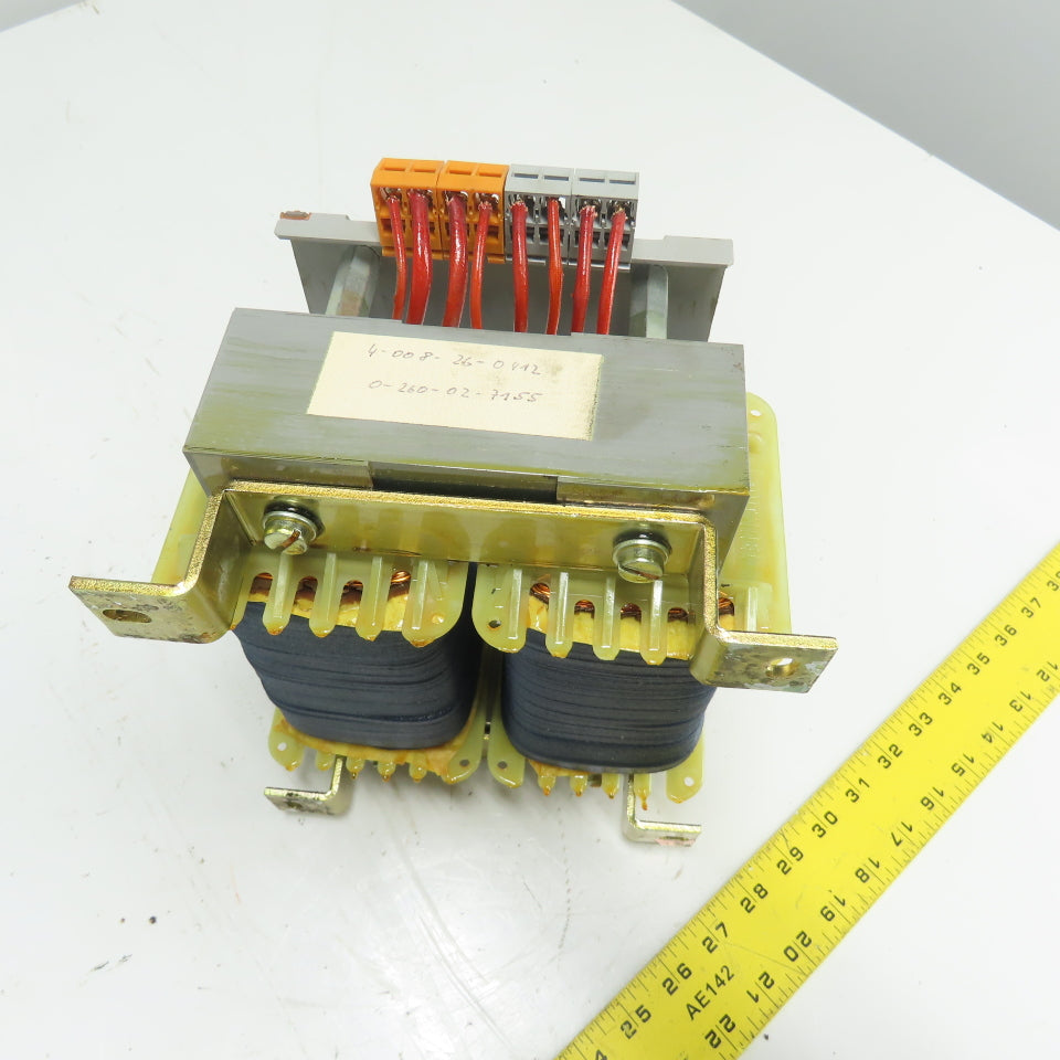 BLOCK BUST 2000 / 4 / 23 2000/5300VA Transformer 420/400/380V Pri 2x 115V Sec