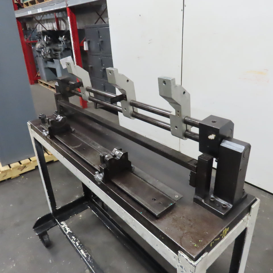 Custom Assembly Inspection Fixture on Rolling Steel Stand
