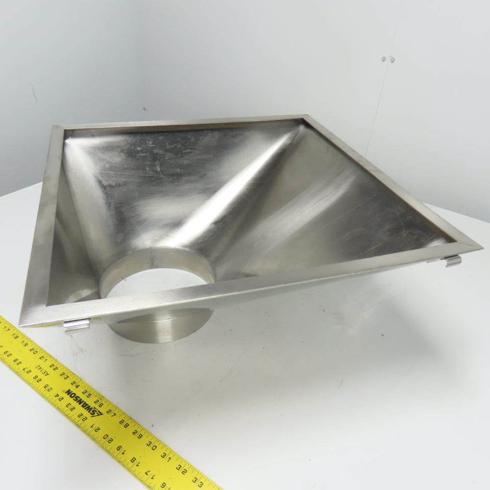 Multi-Head Weigher Machine Funnel 20-3/4" x 20-3/4" 7-7/8" OD Intake