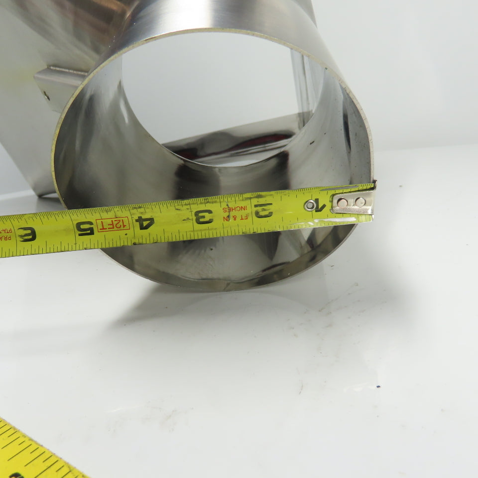 Multi-Head Weigher Machine Funnel 22-3/4" x 22-1/2" Top 5" OD Outlet