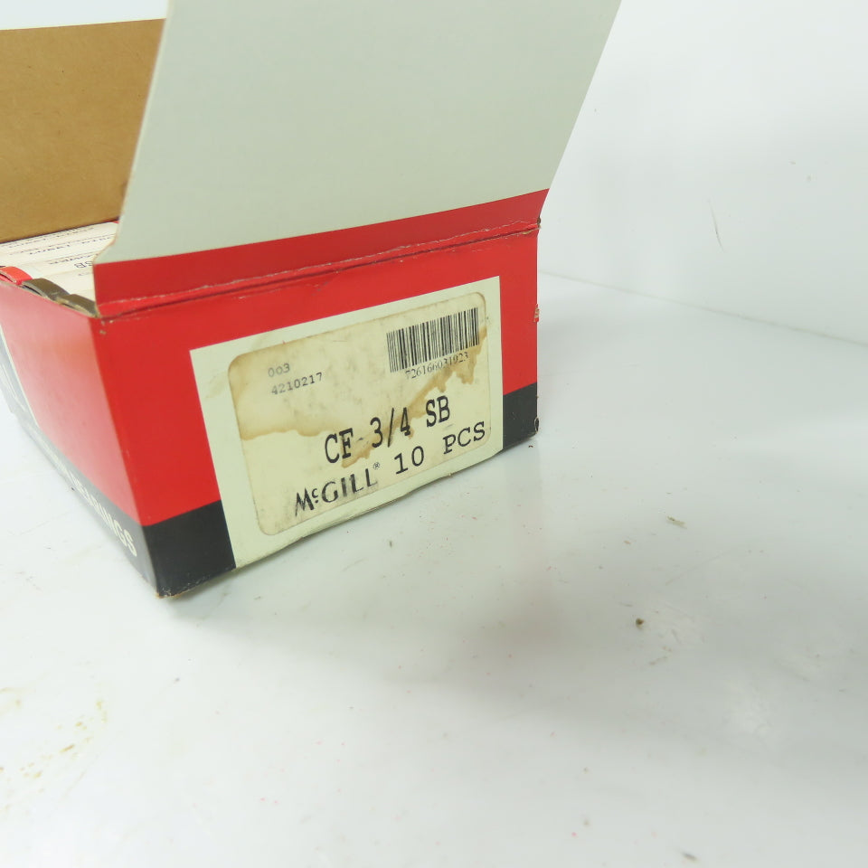 McGill CF 3/4 SB Cam Follower Lubri-Disc 3/4" Lot Of 10