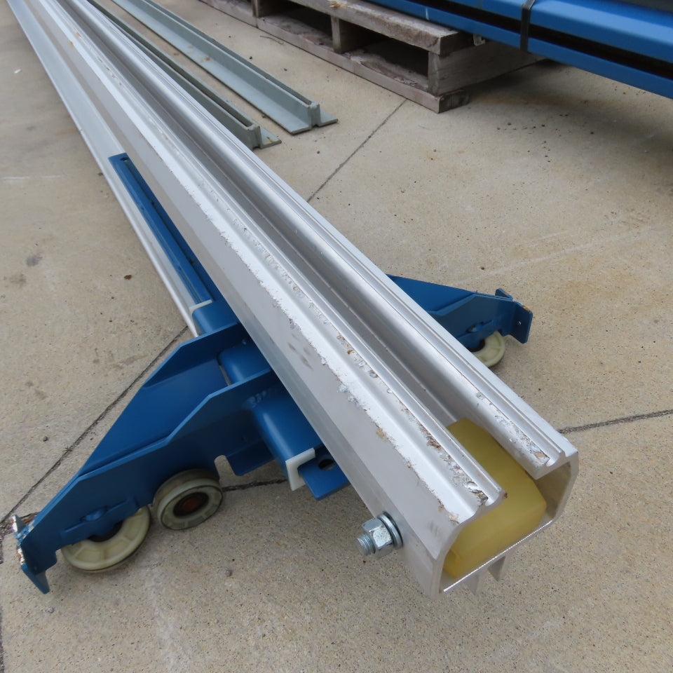 Gorbel Model Q 330Lbs 15' Runway 10' Travel Ceiling Mount Bridge Crane Hoist