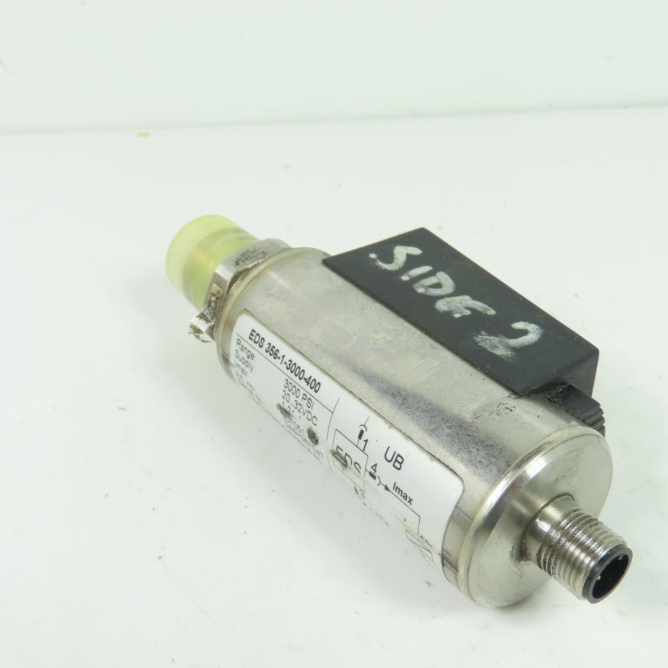 Hydac EDS 356-1-3000-400 Electronic Pressure Switch 3000 PSI 20-32VDC