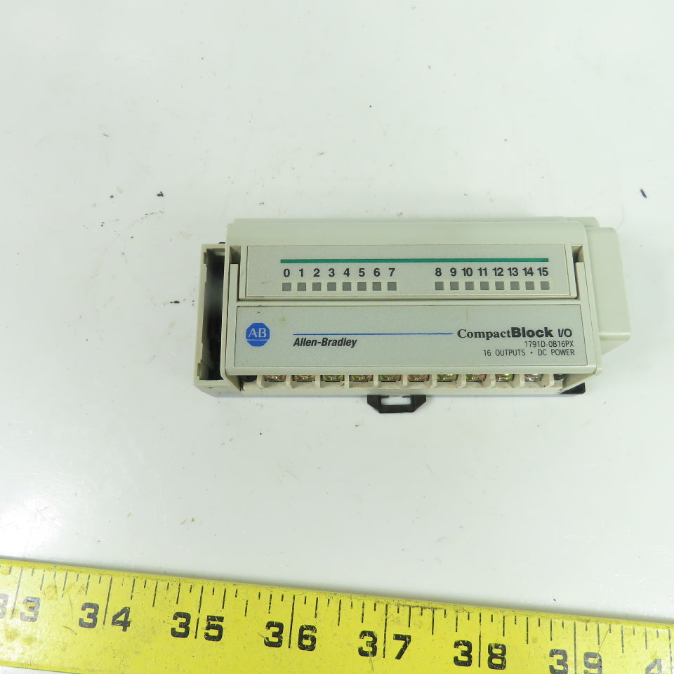 Allen-Bradley 1791D-0B16PX CompactBlock I/O 16-Output Module DC Power