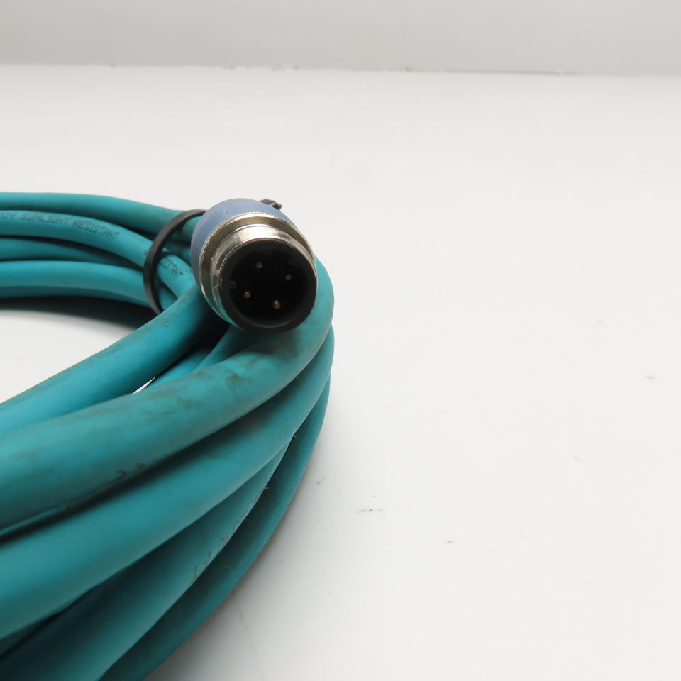 Turck RSSD RSSD 441-5M D-Code Ethernet Cable M12 Male to M12 Male 5m