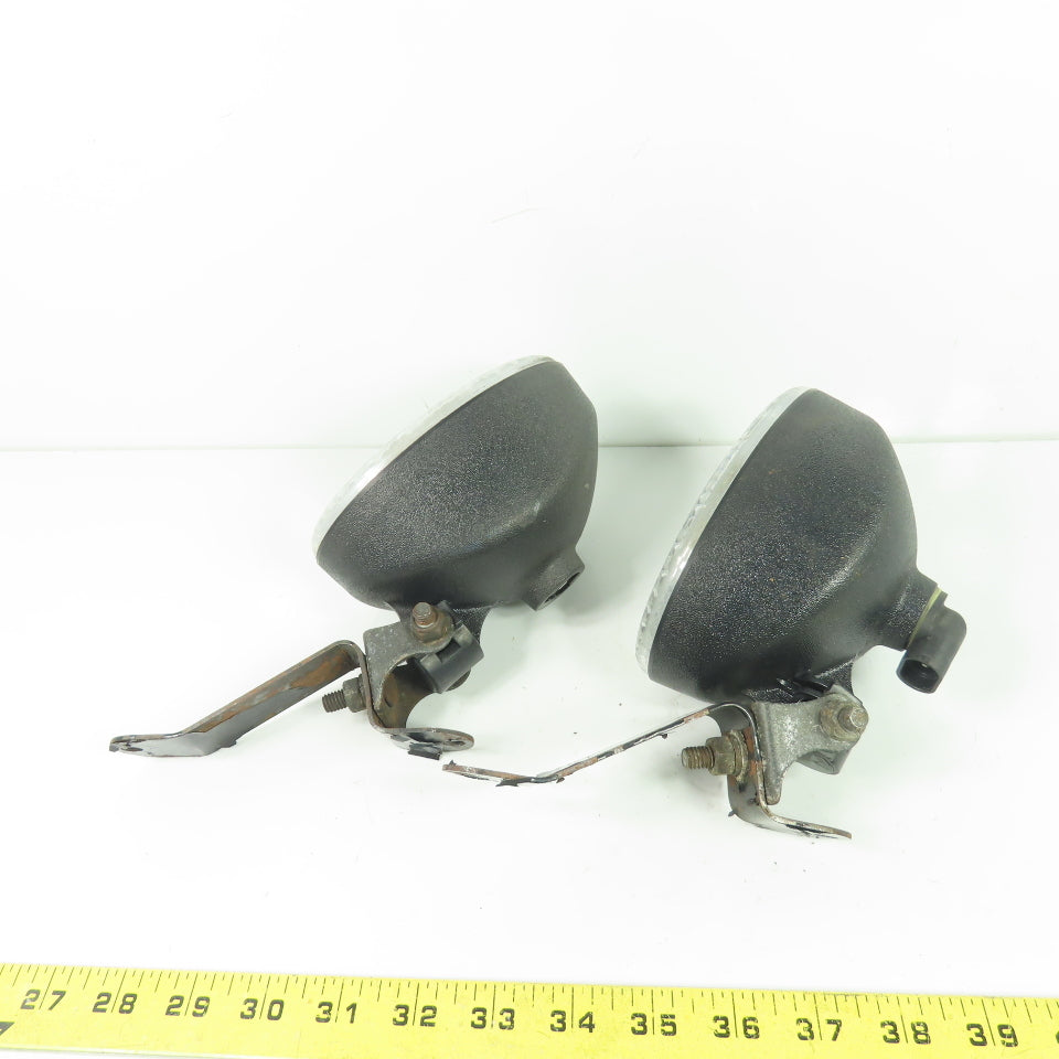 Caterpillar E5000 Forklift Headlight Pair W/ Brackets