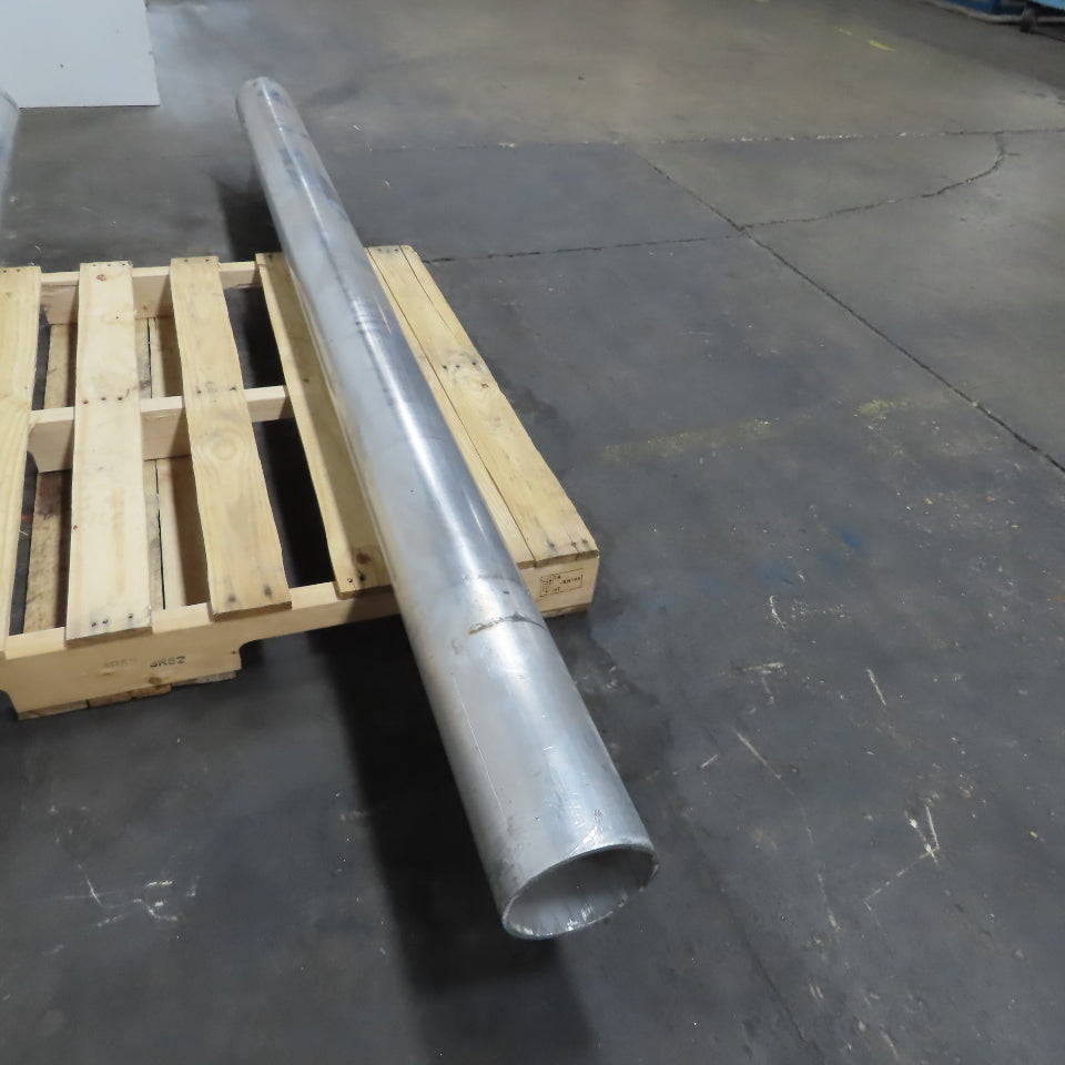 5" ID Aluminum Pipe 1/4" Wall 80" OAL